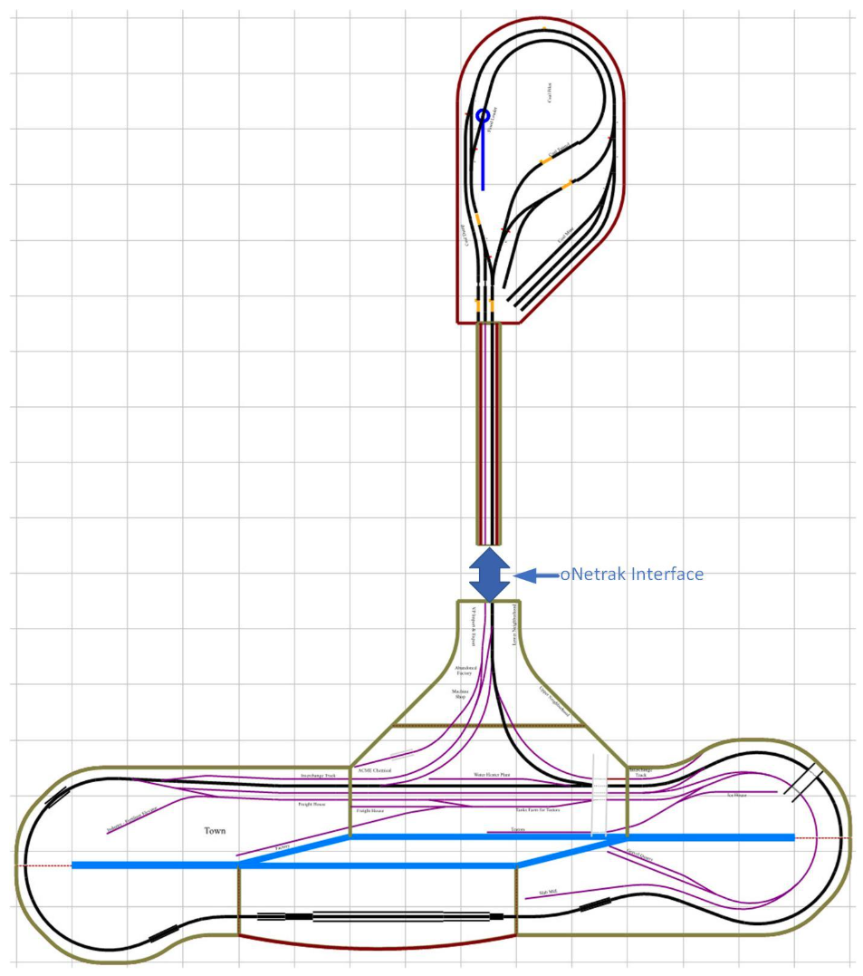 N Scale reverse loop with a wye